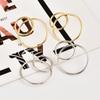 Pendientes de moda simples y modernos con forma de 8 para mujer, joyería europea, americana, japonesa y coreana C0099