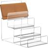 Suporte de Acrílico para Exposição de Bolsas Suporte de Exposição de Escada de Mesa Suporte para Exposição de Carteiras Rack de Armazenamento Suporte de Exposição de Óculos para Balcão