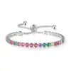 Pulsera de Zirconia Estilo Coreano con un Toque de Lujo Ligero y de Gama Alta, Pulsera Ajustable, Nuevo Diseño Delgado de Cintura, Cadena de Estrella para Mujer