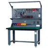 Banco de trabajo para montador de alta resistencia, Mesa antiestática, Banco de trabajo para taller y fábrica con luz, Mesa de inspección y mantenimiento, Mesa de experimentos para electricistas