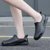 Botas de Chuva Antiderrapantes Novas Femininas Fashion Sporty Curtas de Cano Curto Resistentes ao Desgaste Sapatos de Borracha para Trabalho ao Ar Livre Feminino Roupa Externa Sapatos Aquáticos
