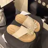 Sandalias de Fiesta con Pedrería Francesa 'Fireworks' para Mujer, Calzado de Verano para Exteriores, Nuevas Sandalias de Deslizamiento de Suela Gruesa 2026, Pantuflas de Tira para el Dedo del Pie de Alta Gama