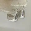 Pendientes de Plata de Ley S925 con Raya de Bolso para Mujer, Estilo Ins Versátiles de Alta Calidad, Pendientes Minimalistas