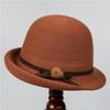 Sombrero de Otoño e Invierno para Mujer de Mediana Edad y Anciana Sombrero de Pescador Estilo Hepburn Sombrero de Olla para Ancianos y Abuela Sombrero de Olla Casual