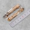Accesorios para joyería Sisi 8.10cm pasador de cinco estrellas pinza automática fábrica de joyería DIY pinza de resorte dorada