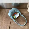 Bolsa de Design de Nicho Feminina Grande Capacidade 2025 Nova Verão Casual Estilo Coreano Ombro Único Transversal Bolsa Dobrada Dumpling