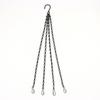 Cadena Colgante Negra de Alta Venta Transfronteriza Cadena de 23 pulgadas para Macetas Colgantes Colgador para Plantas en Maceta con Gancho en S
