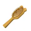 Patinha Ursinho Bambu Almofada de Ar Bolsa de Ar Cabeça Redonda Pente de Massagem Penteado Pente para Cabelo Cacheado Cabelo Couro Cabeludo Madeira Sólida Pente de Massagem