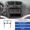 Adecuado para modelos 11-17 de Dodge Journey Modificación Interior del Coche Fibra de Carbono Botón de Control de Aire Acondicionado Portavasos de la Consola Central