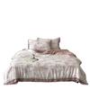 Juego de Cama de Cuatro Piezas de Verano de Seda de Hielo de Seda de Lenzing Tencel 60S Estampado de Alta Gama Americano +