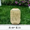Abajur de Lanterna de Bambu Puramente Artesanal, Luminária Pendente Criativa com Personalidade Estilo Chinês, Design Artístico para Restaurante e Pousada, Lâmpada Retrô para Casamento