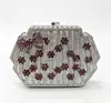 Bolsa de Festa de Alto Padrão Transfronteiriça Novo Formato Retrô Bolsa de Festa com Pedraria Incrustada