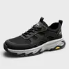 Zapatos de Hombre Estilo Verano Nuevo Transpirables Negros Zapatos de Senderismo para Exteriores Antideslizantes Zapatos Deportivos de Papá Zapatos Casuales para Viaje Zapatos de Malla