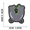 Halloween tema vento bordado adesivos de pano Inglês carta patch cartoon fantasma abóbora carta bordados adesivos atacado