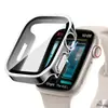 Adecuado para applewatch Funda Protectora de Película Borde Recto Funda para Reloj Funda para Apple Watch s9 Película Pieza Única s8 Funda Impermeable