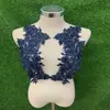 Pegatinas de Tela con Apliques de Encaje Tridimensional para Vestido de Boda Vestido de Noche Velo Accesorios de Apliques DIY Rojo Blanco Azul Marino Dorado Verde Oscuro