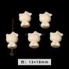 Suministrado directamente por el fabricante: Colección de Tallas de Frutas de Marfil, Cabeza de León, Cuentas Sueltas Pixiu, Colgantes, Accesorios para Joyería Semi-Terminados DIY