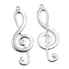 Instrumentos Musicais Estilo Retrô Ins Pingente Prata Antiga DIY Colar Pulseira Feito à Mão Acessórios Criativos Boutique Explosões
