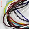 Cuentas Redondas con Agujero Recto de 4 mm Serie de Cuentas Ligeras Cristales Sueltos Material para Borlas Hechas a Mano Accesorios 90-100 Piezas