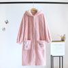 Camisola de flanela nova para outono e inverno, pijama feminino quente para casa, pijama fofo e plus size, fornecimento direto da fábrica