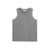 Nanxia Disguise 2025 Verão Novo Estilo Japonês Padrão de Cobra Textura Canelada Colete Tendência Blended Manga Longa Camiseta Regata para Homens