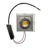 Fonte de luz LED modular circular e quadrada para exterior 220v reparo alumínio lâmpada poste luz de paisagem luz de jardim acessórios