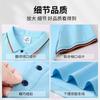 Camisa Polo de Manga Corta para Hombre, Camisa Corporativa con Cuello de Solapa, Logo Bordado, Estilo Chino Casual, Absorbente de Sudor, Versátil, Estilo Delgado