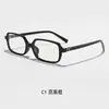 Gafas de Estilo Europeo y Americano con Montura Negra, Versátiles para el Uso Casual Diario, Populares en Línea, Monturas de Moda para Mujeres y Hombres, Artículo Caliente de Comercio Exterior Transfronterizo Tr