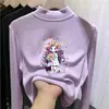 Top de forro polar de doble cara para niños, nuevo estilo otoño/invierno para niñas, se puede usar como prenda exterior, capa base moderna y casual para otoño e invierno