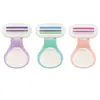 Maquinilla de afeitar para mujer Pearl Max para zonas íntimas, Depilación corporal completa, Maquinilla reemplazable con dispensador de jabón