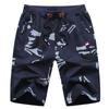 Verão Novos Shorts Tricotados Algodão Camuflado Calças Cinco Quartos para Homens e Adolescentes Calças Esportivas da Moda Shorts Tamanho Grande Transfronteiriço para Homens