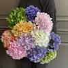 Flores de Hortensia Artificiales Más Vendidas Transfronterizas para Boda y Decoración del Hogar, Arte Floral, Accesorios para Fotografía de Bodas