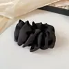 Pinza de plátano de burbujas plisada de alta gama para coleta alta nuevo clip para el cabello de temperamento versátil para salir pinza vertical de torsión simple