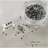 Barra de cristal de viento de metal pesado, mezcla de metal, material para decoración de uñas, cuentas de guisante, lentejuelas irregulares, joyería para uñas DIY