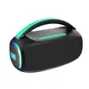 Caixas de Som Bluetooth Transfronteiriças Cuidadosamente Selecionadas, Portátil para Exterior de Alta Potência com Luz RGB Subwoofer Áudio Presentes Atacado