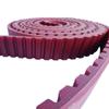 Fornecimento de fábrica poliuretano PU dente vermelho correia síncrona correia de transmissão resistente ao desgaste fio de aço dente de arco dente de correia síncrona aberta