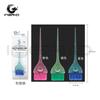Pincel para Tinte de Cristal Perlado Colorido Transparente con Brillo Peine para Tinte para el Cabello Cepillo para Tinte de Aceite Horneado Barrido de Tinte para el Cabello Suave de un Lado Perlado Transparente