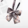 Corbata Marrón Camisa Oscura para Estudiantes Varones, Estilo Universitario, Rayas Color Café Retro Corbata de Lazo JK Decorativa Sin Corbata, Accesorio para Mujer
