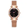 Reloj para Mujer con Esfera Digital Popular de Cielo Estrellado Douyin Reloj para Mujer Cuarzo Imán de Hierro Magnético Procesamiento Personalización