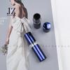 Tubo de Labial con Hebilla Redonda Jinze, Recorte Transparente en el Medio, Tubo de Bálsamo Labial que Cambia de Color, Material de Embalaje Plástico