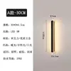 Luminária de Parede Minimalista Longa para Exterior LED Hotel Parede de Fundo Externa Luminária para Muro Lateral de Portão de Pátio de Villa
