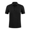 Camisa Polo Masculina de Verão Sem Costura Camiseta de Manga Curta Roupas de Grupo Personalizadas Masculinas Logo Estampado Roupas de Trabalho Slim Fit