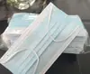 Máscara descartável de três camadas, à prova de poeira, respirável, elásticos planos para as orelhas, confortável, embalada individualmente, durável, atacado de fábrica