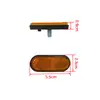 Reflectores Originales para Horquilla Delantera de Patinete Eléctrico Xiaomi 5 Plus/Mi4 Lite Reflectores para Horquilla Delantera de Segunda Generación 1 Par