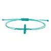 Moda Feito à Mão Trançado Cruz Mão Corda Atacado Ajustável Fio de Jade Pulseira Trançada Feminina Combinação