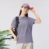 Camisetas de Seda de Hielo de Secado Rápido para Hombre y Mujer para Senderismo de Verano, Transpirables de Secado Rápido Manga Corta Versátiles Cuello Redondo Tops Deportivos Venta al por Mayor