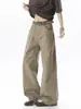 Jeans de algodón lavado de pierna recta para hombre, nuevo estilo americano de primavera y otoño, modernos, versátiles, holgados, casuales, pantalones básicos de pierna ancha