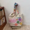 Bolso de Punto Casual para Mujer 2026 Nuevo Verano Ocio Vacaciones Bolso de Hombro Gran Capacidad Bolso Tote para el Trabajo