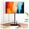 Soporte de TV Móvil Universal con Ruedas para Comercio Exterior, Soporte de Piso de Arte Retro Adecuado para 32-70