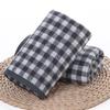 Toalla de Algodón a Cuadros Dropshipping Algodón Puro Hilo AB Teñido con Hilo Jacquard Toalla Cuadrada Pequeña